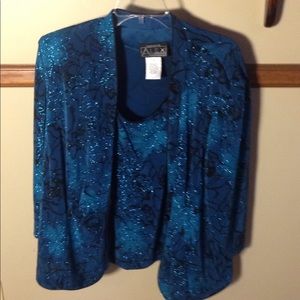 Alex Evenings vest and jacket